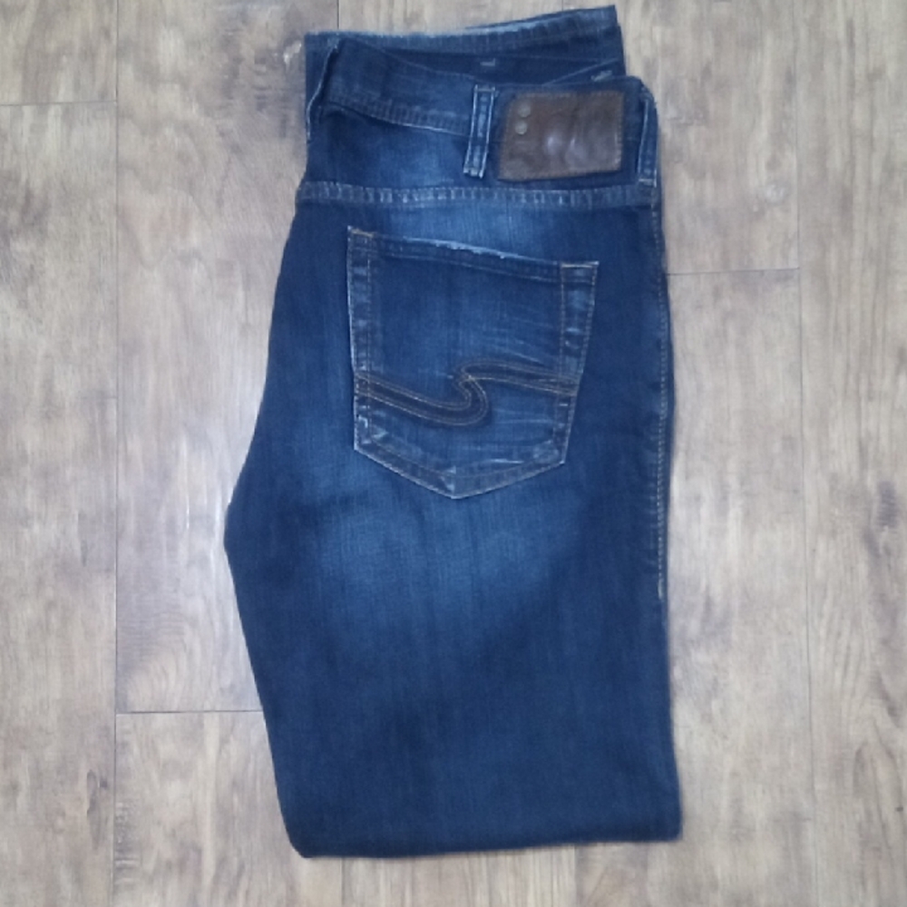 Silver Grayson Heritage Men's Jeans 32 Distressed